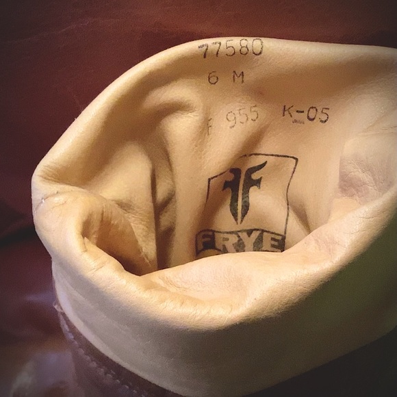 Frye boots, size 6 M, vintage Dorado, quite rare, toffee coloured - Picture 3 of 4